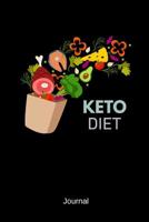 Keto Diet Journal: 6x9 120 pages dot grid Your personal journal to track results on your keto dieting challenge. Track your macros, ketones, receipes and many more. 1073645444 Book Cover
