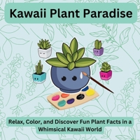 Kawaii Plant Paradise: Relax, Color, and Discover Fun Plant Facts in a Whimsical Kawaii World The Perfect Coloring Escape for Plant Lovers-Relax, Create, and Learn Fun Facts! 9843607945 Book Cover