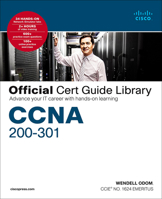 CCNA 200-301 Official Cert Guide and Network Simulator Library 1587147149 Book Cover