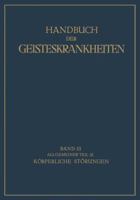 Handbuch Der Geisteskrankheiten: Dritter Band Allgemeiner Teil III 3642889921 Book Cover