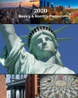 2020 Weekly and Monthly Planner: New York Subway Collage - Monthly Calendar with U.S./UK/ Canadian/Christian/Jewish/Muslim Holidays- Calendar in Review/Notes 8 x 10 in.-New York City Manhattan USA 1692802895 Book Cover