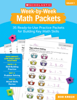 Week-by-Week Packets : Math (Gr. 1) B0H7VQ2Z8J Book Cover