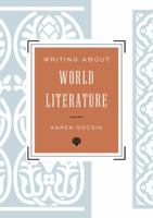 Writing About World Literature 0393918807 Book Cover