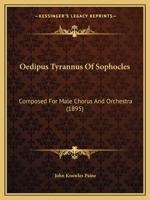 Oedipus Tyrannus of Sophocles 1104198320 Book Cover