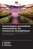 Technologies permettant d'économiser les ressources énergétiques (French Edition) 6209790631 Book Cover