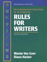 Developmental Exercises to Accompany Rules For Writers 031247279X Book Cover