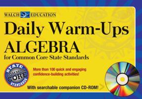 Algebra: Common Core State Standards [With CDROM] 082516883X Book Cover