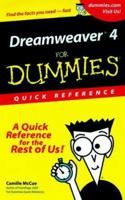 Dreamweaver 4 for Dummies Quick Reference 0764508008 Book Cover