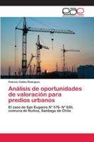 Análisis de oportunidades de valoración para predios urbanos 6202128151 Book Cover