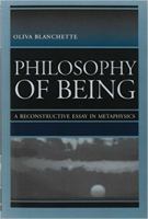 Philosophy of Being: A Reconstructive Essay in Metaphysics 0813210968 Book Cover