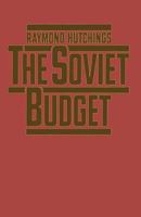 The Soviet Budget 1349058602 Book Cover