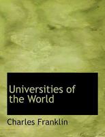 Universities of the world, 1018261338 Book Cover