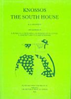 Knossos: The South House 0904887421 Book Cover
