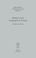 Modals in the Languages of Europe: A Reference Work 3110219204 Book Cover