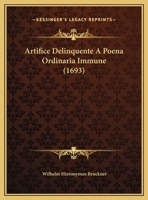 Artifice Delinquente A Poena Ordinaria Immune 1162018534 Book Cover