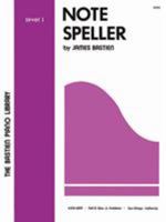 note speller level 1 (the best piano library) 0849750199 Book Cover