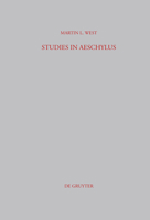 Studies In Aeschylus (BZA 1) 3598774508 Book Cover