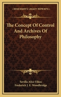 The Concept Of Control And Archives Of Philosophy 1018502467 Book Cover