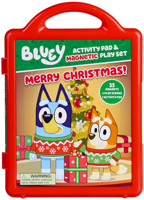 Bluey: Merry Christmas (Magnetic Play Set) 0794453252 Book Cover