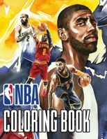 Nba Coloring Book: Amazing Coloring Book With Over 50 Coloring Pages of Nba Basketball B08848BBWY Book Cover