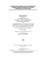 Potential effects of Missouri River spring rises on crop insurance policies 1708982108 Book Cover