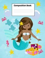 Composition Book: Mermaid Sydney Write And Draw Picture Notebook / Dotted Midline Handwriting Guide / Early Childhood Primary Kindergarten to Grade 4 / Ocean Mermaid Series 1725752085 Book Cover