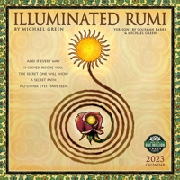 Illuminated Rumi 2023 Wall Calendar | 12" x 24" Open | Amber Lotus Publishing 163136880X Book Cover