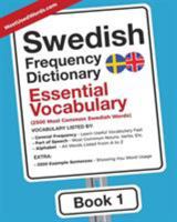 Swedish Frequency Dictionary - Essential Vocabulary: 2500 Most Common Swedish Words (Swedish-English) (Volume 1) 9492637049 Book Cover