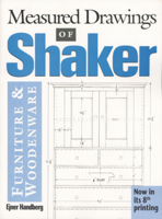 Measured Drawings of Shaker Furniture and Woodenware 0936399201 Book Cover