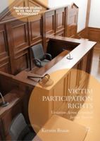 Victim Participation Rights: Variation Across Criminal Justice Systems 3030045455 Book Cover