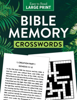 Bible Memory Crosswords Large Print: Dozens of Challenging Puzzles! 1636091059 Book Cover
