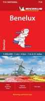 Benelux - Belgium/Lux/ Netherlands (Maps/Country (Michelin)) 2067170554 Book Cover