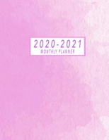 2020-2021 Monthly Planner: 2 Year Jan 2020 - Dec 2021 Daily Weekly And Monthly Planner With Holidays, 24-Month Calendar 2 Year Monthly Planner ... Appointment Notebook Agenda With Holidays) 1698179421 Book Cover