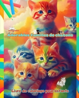 Adorables familles de chatons - Livre de coloriage pour enfants - Scènes créatives de familles félines attachantes: Des dessins charmants qui ... et l'amusement des enfants (French Edition) B0CSG8QL3B Book Cover