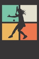 Notebook: Retro Tennis College Ruled 6x9 120 Pages 1083080024 Book Cover