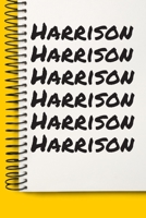 Name Harrison A beautiful personalized: Lined Notebook / Journal Gift, Notebook for Harrison,120 Pages, 6 x 9 inches, Gift For Harrison, Personal Diary, Harrison, Personalized Journal, Family Notebook 1677035137 Book Cover