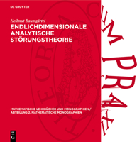 Endlichdimensionale Analytische Störungstheorie 3112737806 Book Cover