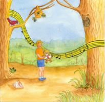 Teddy and Music in the Air 0578329700 Book Cover