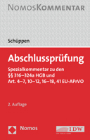 Abschlussprufung: Spezialkommentar Zu Den 316-324a Hgb Und Art. 4-7, 10-12, 16-18, 41 Eu-Aprvo 3848771764 Book Cover