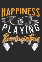 Badminton: Badminton Notebook The perfect gift idea for badminton players. The book has 120 white pages with dot patterns that assist you in writing or sketching. 1673947093 Book Cover
