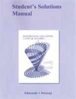 Student Solutions Manual for Differential Equations and Linear Algebra 0136054277 Book Cover