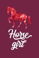 Horse girl: A Cute Horse girl Journal to write in| horse journal diary | 120 Pages Ruled Notebook ( 6" x 9" ) | Ideal Gift, horse notebook, horse journal 1674170491 Book Cover