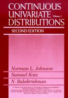 Continuous Univariate Distributions, Vol. 2: Distributions in Statistics 0471446270 Book Cover