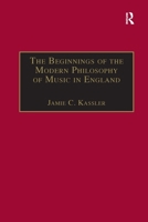 The Beginnings of Modern Philosophy of Music in England 113825634X Book Cover