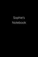 Sophie's Notebook: Notebook / Journal / Diary - 6 x 9 inches (15,24 x 22,86 cm), 150 pages. 1692267353 Book Cover