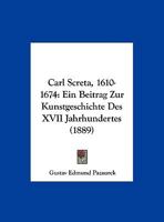 Carl Screta (1610-1674): Ein Beitrag Zur Kunstgeschichte Des XVII. Jahrhunderts 1160334188 Book Cover
