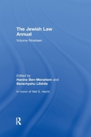 The Jewish Law Annual Volume 19 0367602091 Book Cover