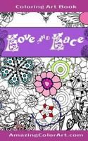 Love and Lace Coloring Art Book - Pocket Size: By Amazing Color Art 1533495297 Book Cover