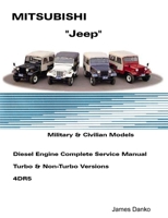 Mistubishi "Jeep" Diesel English Service Manual 4DR5 0557044170 Book Cover