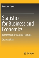 Statistics for Business and Economics: Compendium of Essential Formulas 3662658453 Book Cover